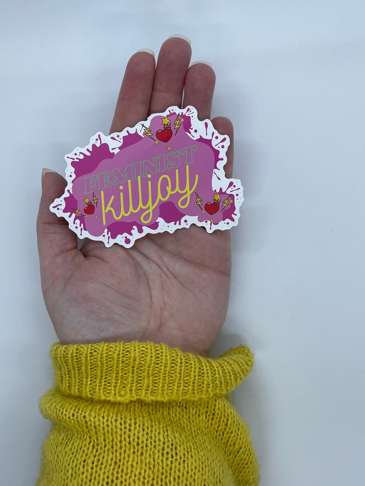 Feminist Killjoy Sticker: Glossy Vinyl Laptop Decal