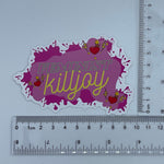 Feminist Killjoy Sticker: Glossy Vinyl Laptop Decal