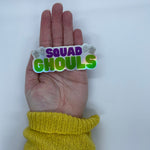 Squad Ghouls Sticker: Iridescent Holographic Vinyl Ghost Pun