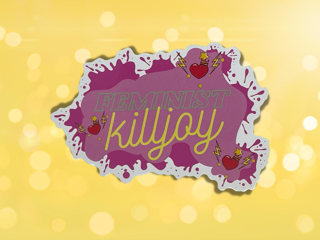 Feminist Killjoy Sticker: Glossy Vinyl Laptop Decal