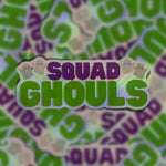 Squad Ghouls Sticker: Iridescent Holographic Vinyl Ghost Pun
