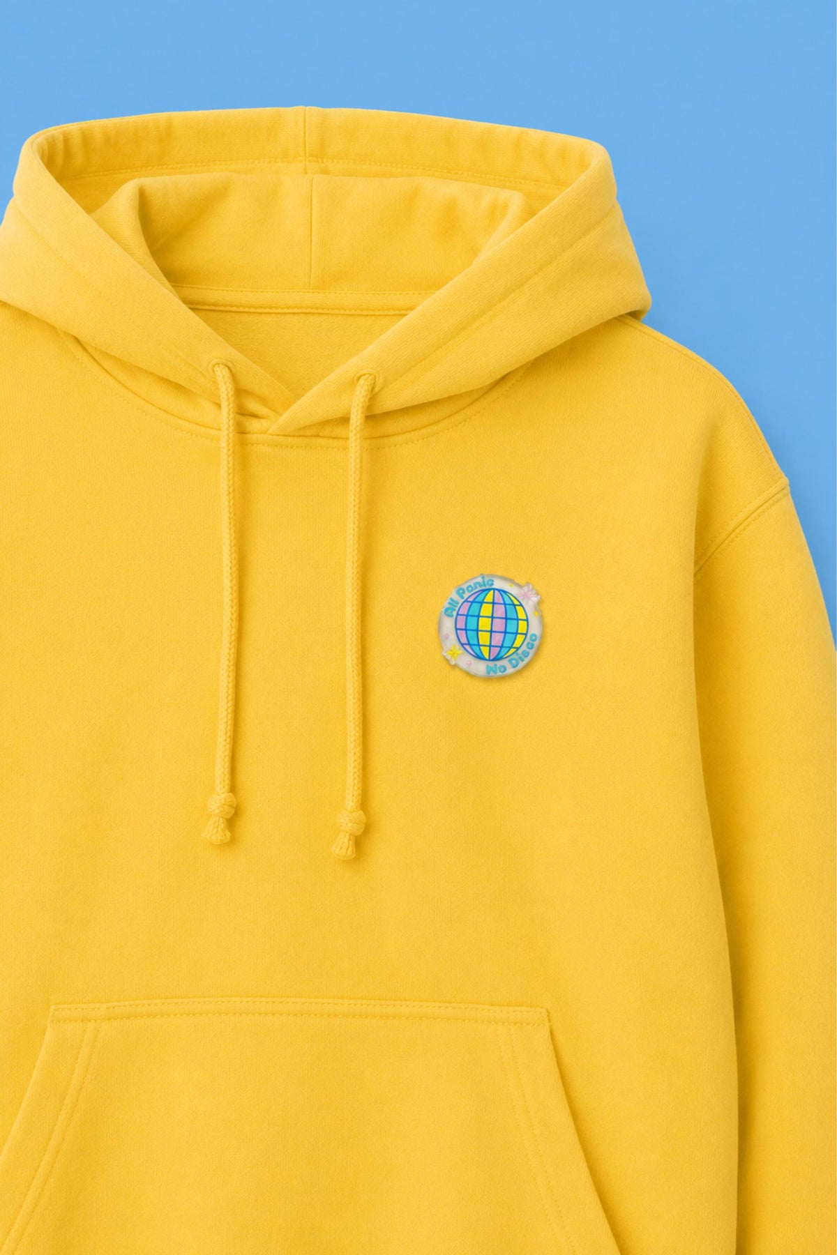 All Panic No Disco Acrylic Pin: Pastel Disco Ball Brooch